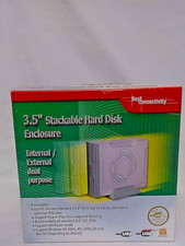 HARD DRIVE INTERNAL OR EXTERNAL BEIGE 3.5" STACKABLE HARD DISK ENCLOSURE USB 2.0