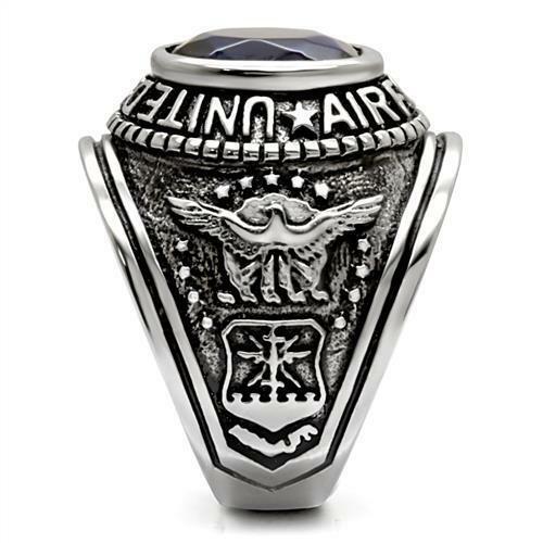 Ladies Usaf Rings United States US Air Force Ring USAF Military Rings Silver Gold (Also ...