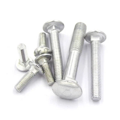 M4 To M12 Steel Truss Round Head Square Neck Carriage Screw Coach Bolt