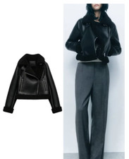 GIACCONE ECO MONTONE GIUBBOTTO GIACCA CORTA SHERPASIMIL PELLE PELLICCIA DONNA