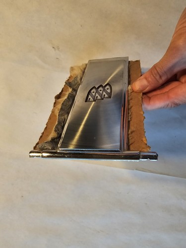 1963 Buick Door Panel Emblem Upper Electra 225 Lesabre Wildcat Mint Original OEM - Picture 8 of 9