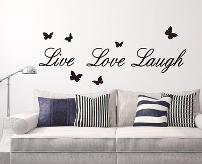 Live Laugh Love Wandaufkleber Vinyl Zum Selbermachen Zuhause Wandbild Wandtattoo HOCHWERTIG