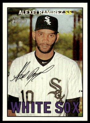 2016 Topps Heritage #86 Alexei Ramirez Chicago White Sox Baseball