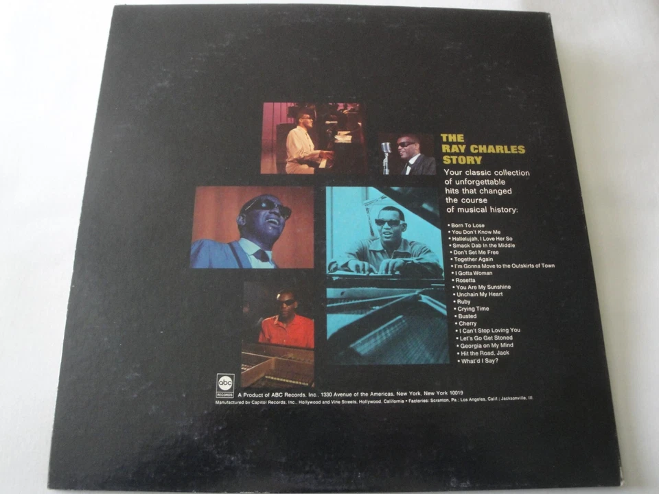 The Ray Charles Story DOUBLE VINYL LP ALBUM 1967 ABC RECORDS Foto 2 de 2