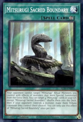 Mitsurugi Sacred Boundary - ALIN-EN095 - Common - 1st Edition - NM/M
