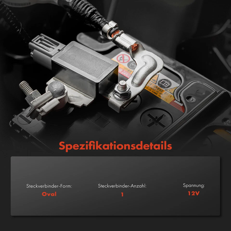 Adattatore batteria per Ford C-Max II DXA/CB7 DXA/CEU Focus III 1.0-2.0 dall'anno 2010 - Immagine 2 di 4