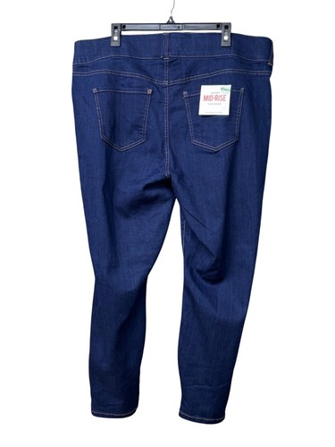 Celebrity Pink Pink Plus Rider Mid-Rise Skinny Jeans, Indigo Wash, Sz. 22 - Picture 12 of 13