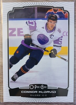 2022-23 OPC O-PEE-CHEE HOCKEY CONNOR McDAVID SSP PHOTO VARIATION OILERS! #97