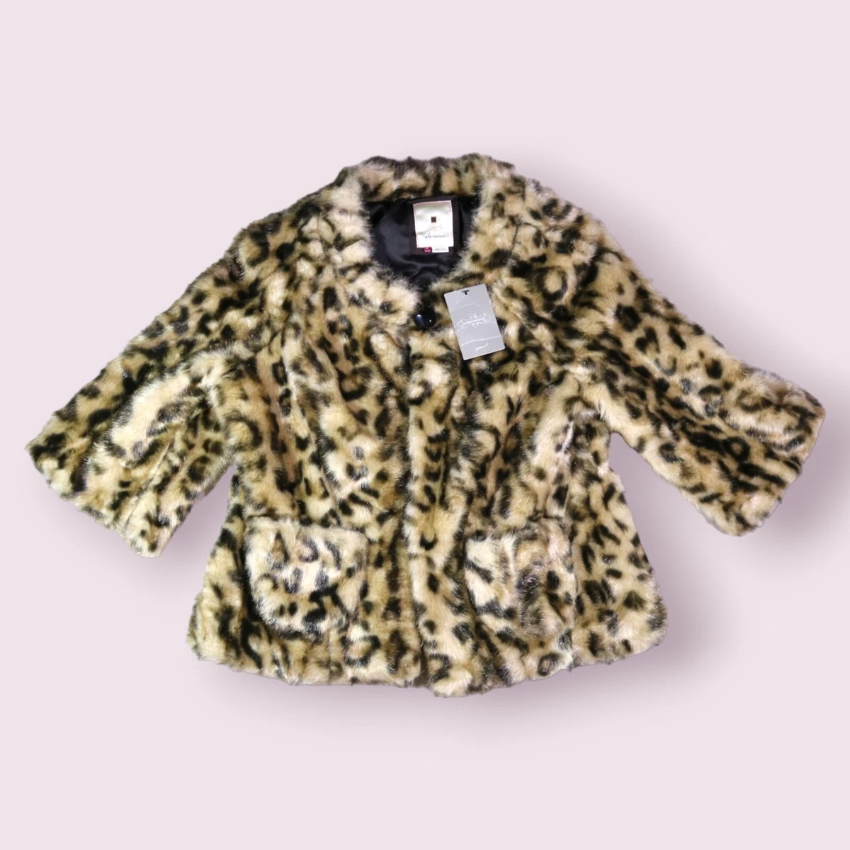 Anthropologie leopard coat sale
