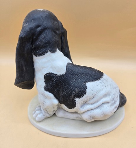 Figura de perro HOMCO Basset Hound 1983 de colección obra maestra porcelana, usada en excelente estado - Imagen 4 de 14
