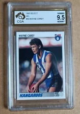Wayne Carey Select 1993 - AFL Card #54 - CGA 9.5 GEM/MINT not PSA