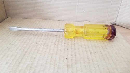 Vintage Fuller-306 Chrome Vanadium Flat/Slotted Red Top Screwdriver, VGC - Picture 7 of 21