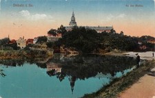 Lotto alla conca Döbel Sassonia cartolina postale 1921