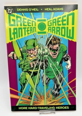 Green Lantern Green Arrow Hard Traveling Heroes Graphic Novel Neal Adams VF+ - Image 1 of 4