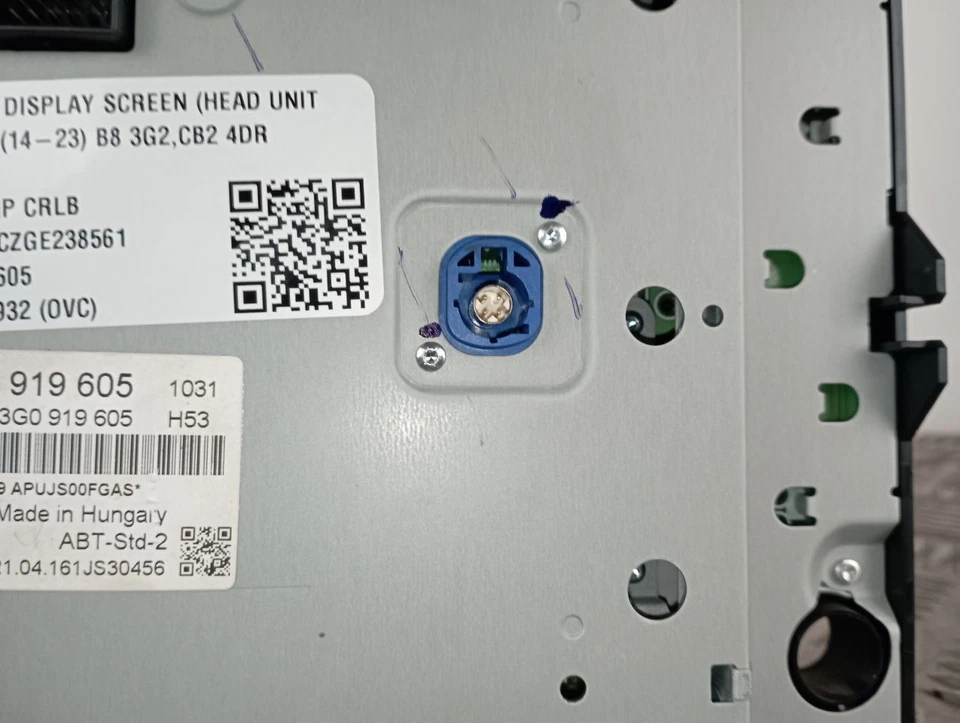 VOLKSWAGEN PASSAT B8 14-23 MULTIMEDIA DISPLAY BILDSCHIRM (HEAD UNIT) 3G0 919 605 - Bild 3 von 4