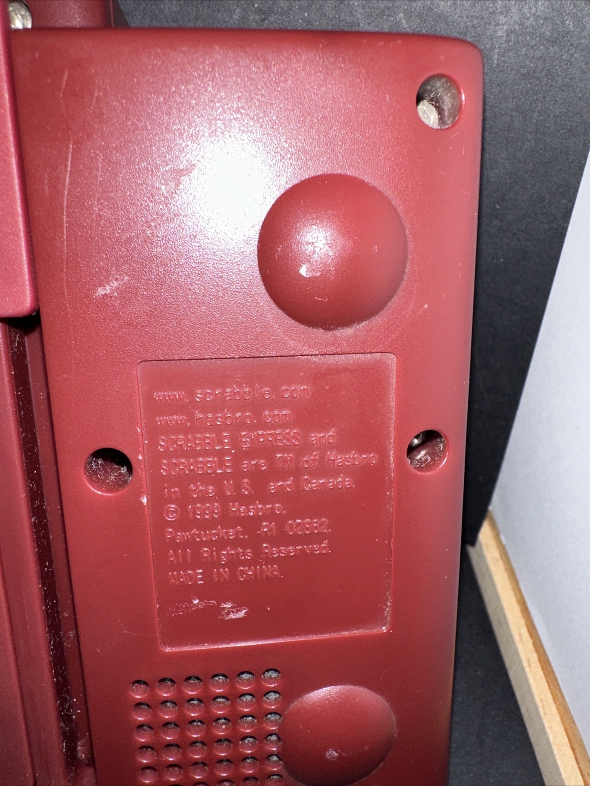 Scrabble Express Handheld Electronic Game. Vintage Hasbro 1999. Tested