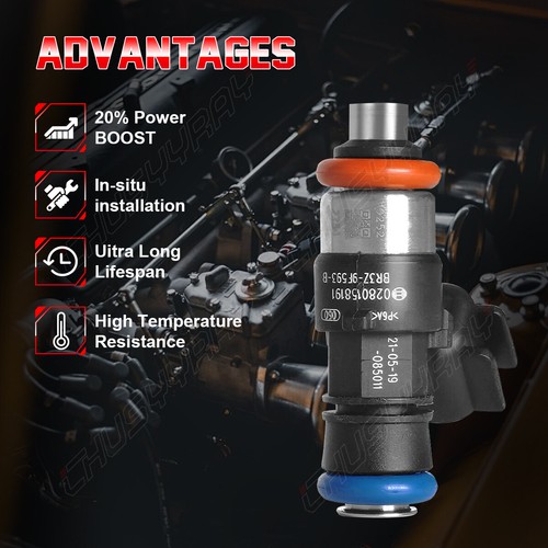 6* Fuel Injectors For 2013 2014 2015 2016 2017 Ford Flex 3.5L V6 - Picture 8 of 11