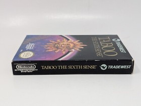 Taboo the Sixth Sense (Nintendo NES 1989) - In Box No Manual