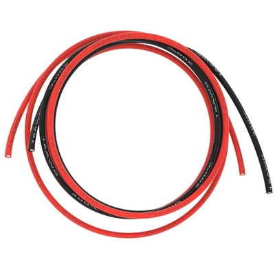 BNTECHGO 16 Gauge Silicone Wire red and Black Each 5ft Flexible 16 AWG Strand...