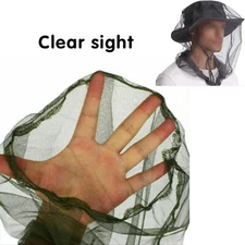Anti-Mosquito Bug Bee Insect Head Net Hat Cap Sun Protection Fishing Hiking 2PCS