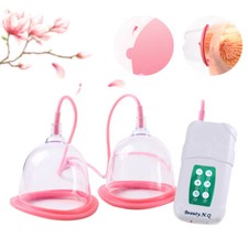 Electric Vacuum Pump Suction Breast Enlargement C/D Cup Breast Lifting Massager