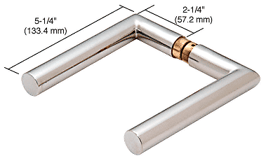 CRL PTH306PS Polished Stainless PTH Series Modern Style Lever Handle - Imagen 3 de 3