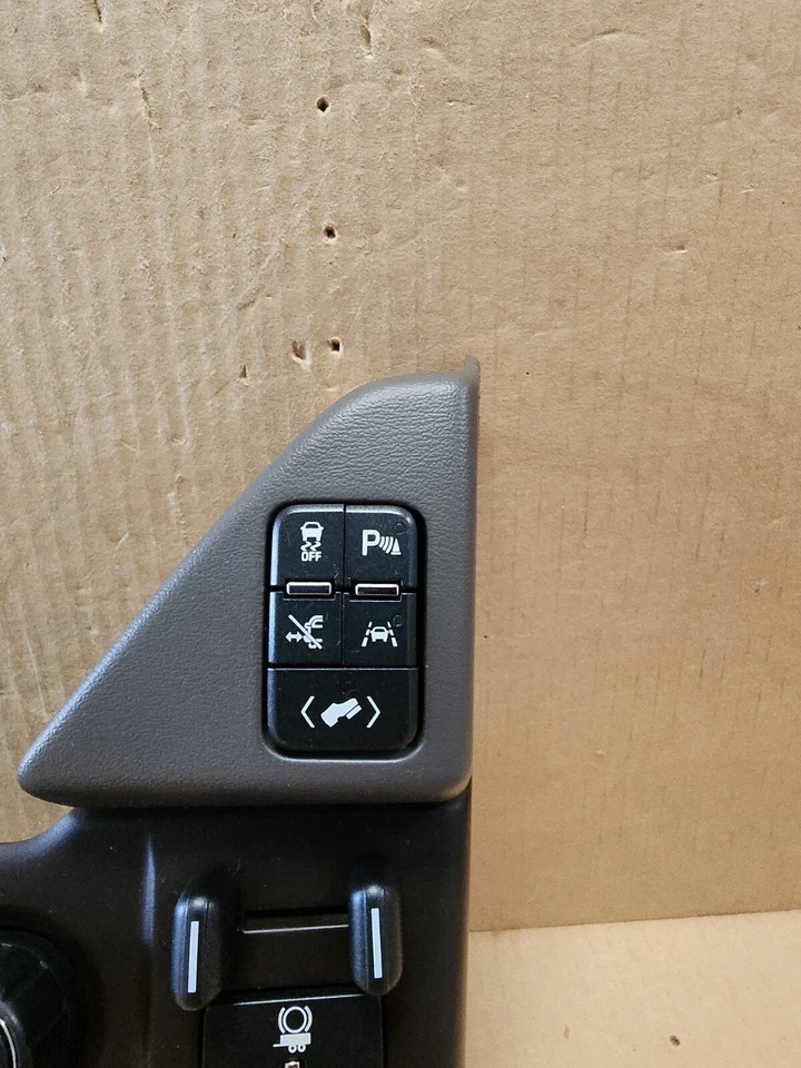 15-20 GMC YUKON XL CAJA DE TRANSFERENCIA SUBURBANA REMOLQUE INTERRUPTOR PANEL MARRÓN 22800694 #3 Foto 2 de 4