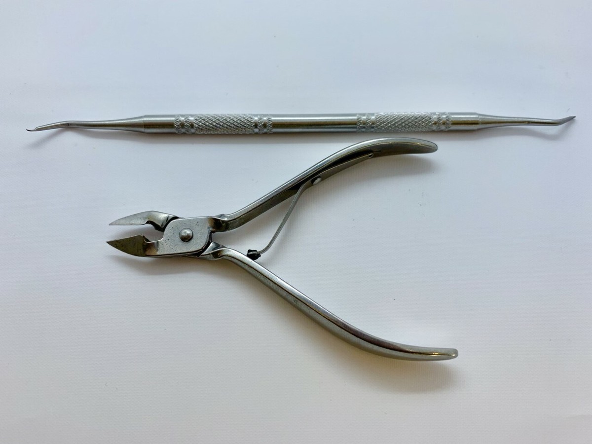 Outil Podologie - Soulève Et Coupe Ongle Incarné - Acier Inoxydable Olax - Neuf