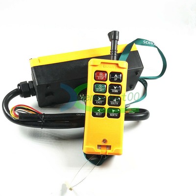 1x HS-8 220V 1 Speed   Hoist Lifter Conveyor Radio Remote Control System #W1
