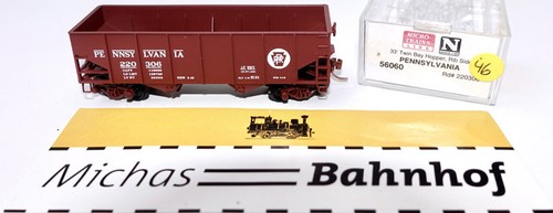 Micro Trains Line 56060 33' Twin Bay Hopper Pennsylvania 220306 N 1:160 g46 å | Zustand: Gebraucht