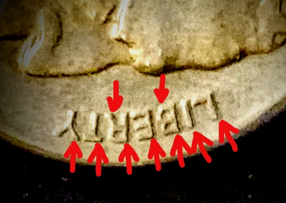 1920-D BUFFALO NICKEL BU DDO date 'STRUCK THRU GREASE' Error variety craziness! - Image 3 of 4