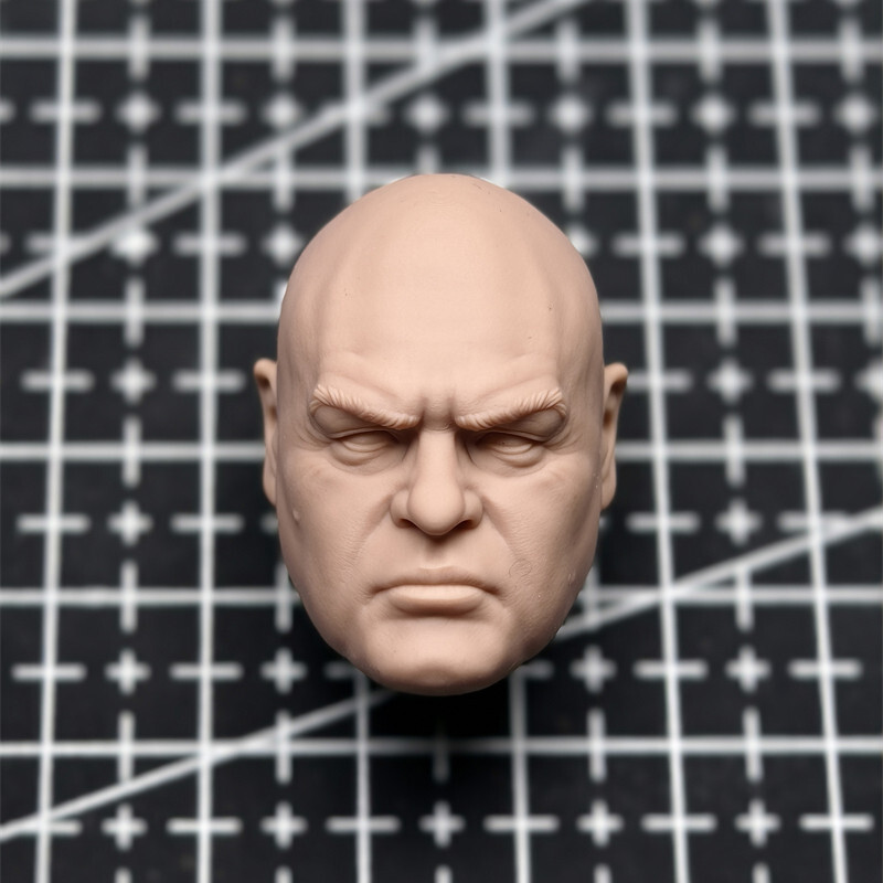 Blank 1/12 Scale The Boss Kingpin Head Sculpt Unpainted Fit 6