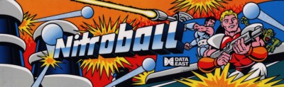 NItroball Arcade Marquee 26'' x 8''