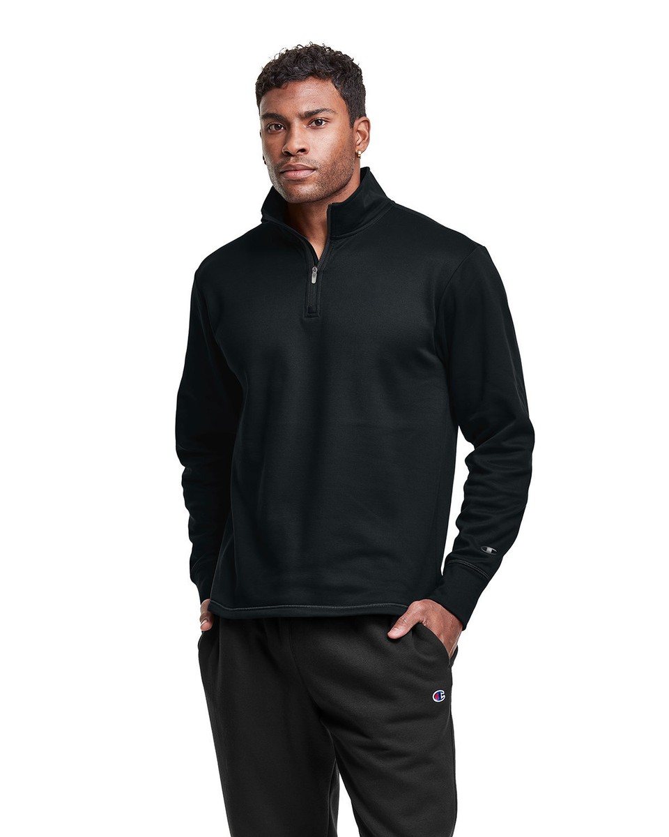 Champion Unisex Gameday Quarter-Zip Sweatshirt - CHP190 | eBay