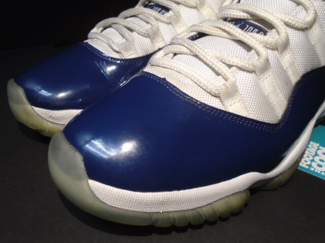 NIKE AIR JORDAN XI 11 RETRO WIN LIKE 82 WHITE UNIVERSITY BLUE NAVY