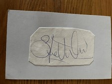 STEVE VICKERS (Ex Middlesbrough & Tranmere Rovers) FOOTBALLER SIGNED WHITE CARD