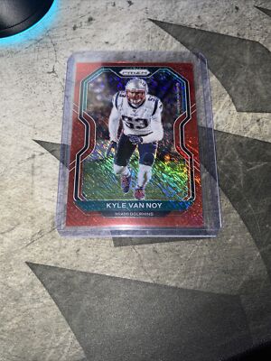 2020 Panini Prizm -  Red Shimmer Prizm #16 Kyle Van Noy /35