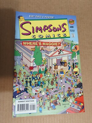 Bongo Comics 2000 #49 Simpsons Comics ''Where's Maggie?'' 