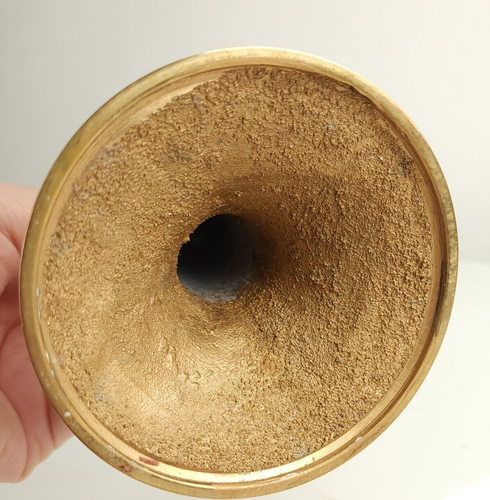 Vintage Danish Brass Candlestick Taper Candle Holder 6 Inches MCM Heavy Gold - Picture 8 of 12