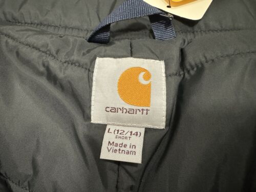 Pantaloni da neve Carhartt Storm Defender donna grandi 12 14 corti tasca isolata NUOVI - Foto 3 di 19