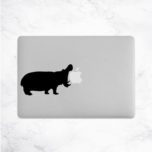 Funny Hippo Decal for Macbook Pro Sticker Vinyl Laptop Mac Air Notebook  Skin Fun | eBay