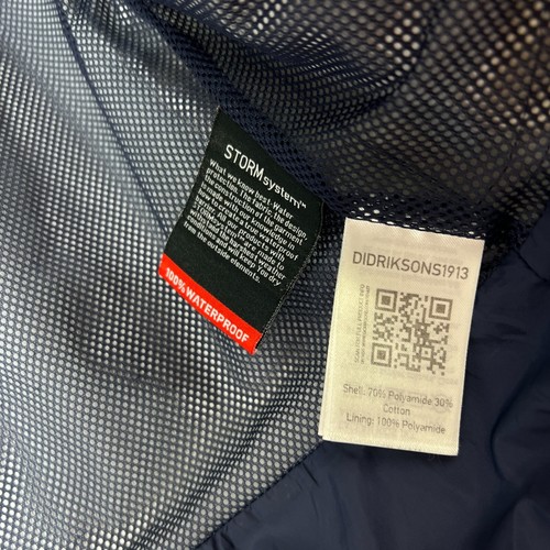 DIDRIKSONS Waterproof Callan Kid's Boy's Jacket Size 110 - Picture 5 of 10