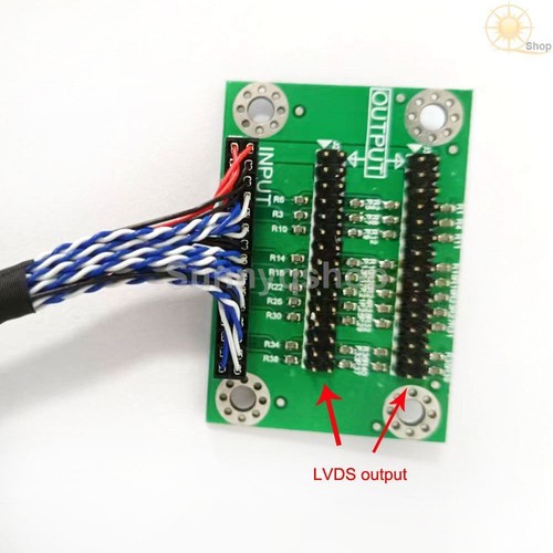 LVSD signal Extend Board Adapter 1 to 2 screen driver 30Pin PH2.54 LVDS Cable - 第 2/4 張圖片