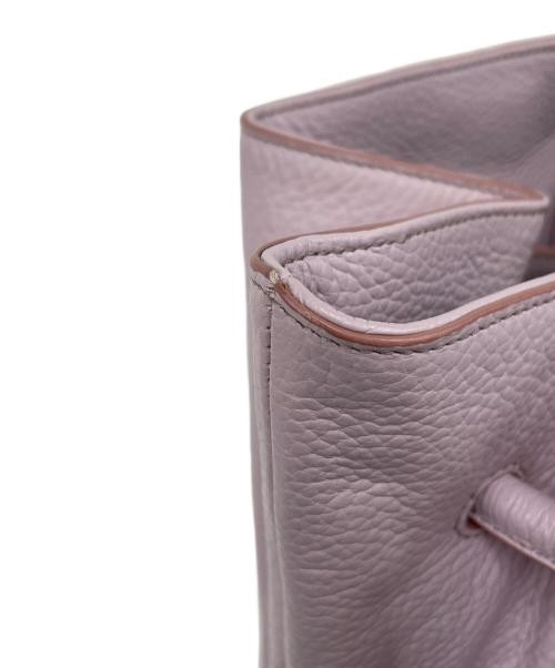 JIL SANDER                    Drawstring leather tote bag pink — image 7