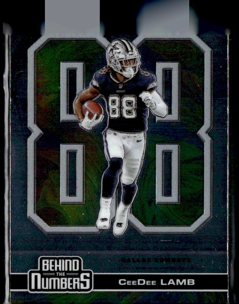 2020 Panini Playoff #BTN-28 CeeDee Lamb Behind the Numbers