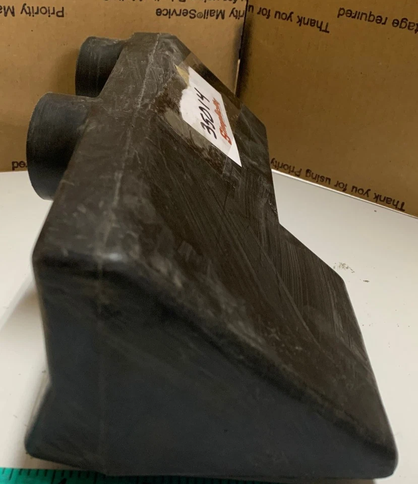 Colector de caja de aire para moto de nieve Rupp vintage #35014 para 1974 Nitro II 340 y 440 Foto 4 de 4