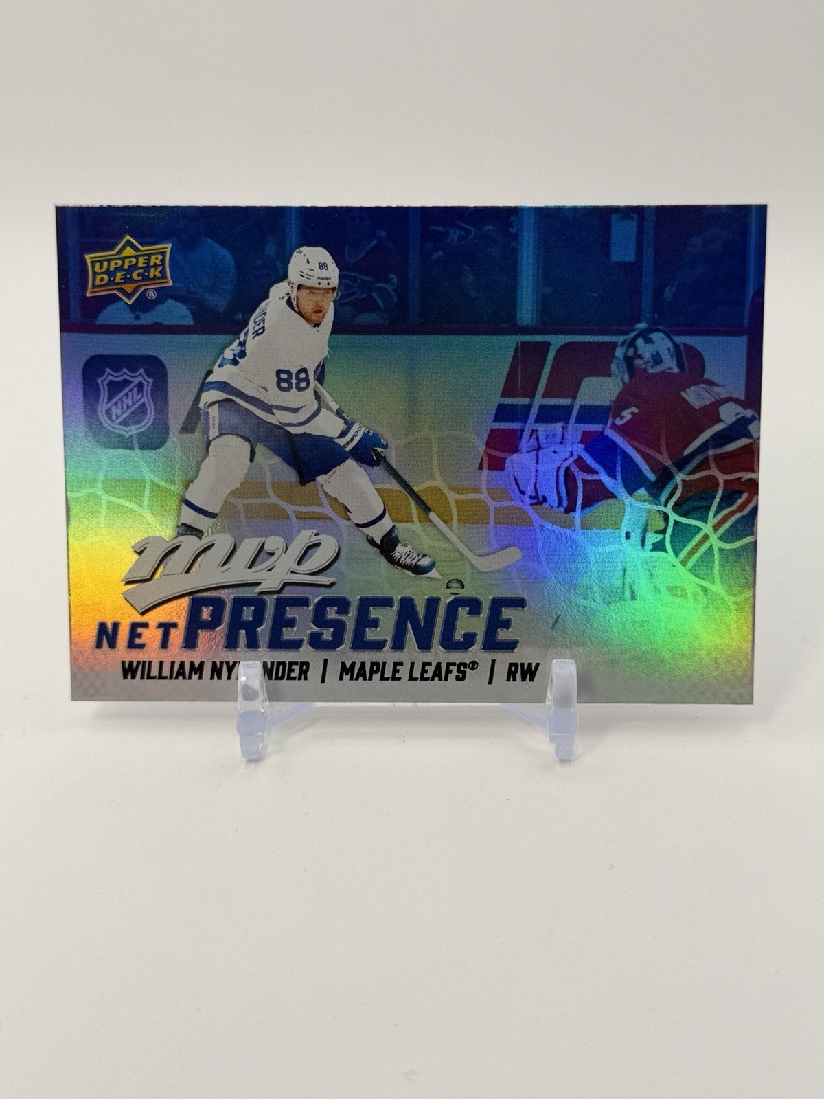 2025-26 Upper Deck MVP Net Presence #NP-6 William Nylander  Maple Leafs G15