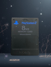 Sony PlayStation 2 8MB Memory Card - Black - SCPH-10020