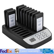 Restaurant Wireless Guest Paging System 10 Beepers Queuing Calling Pager Food