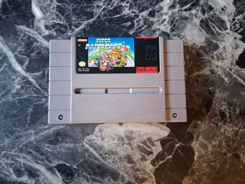 Super Mario Kart SNES Authentic Tested Contacts Cleaned